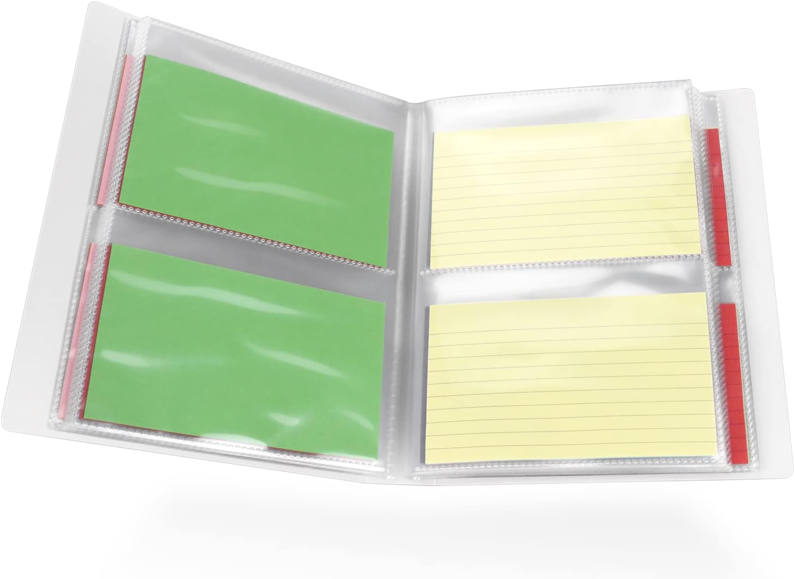 Bercoor 3 Pack 3 x 5 Index Cards Holders, Holds 240 Pieces