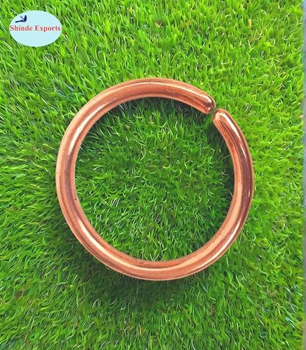 Image of SHINDE EXPORTS Heavy Pure Copper thick Bracelet Bangle Unisex Kada Solid Handmade Cuff for Men & Women