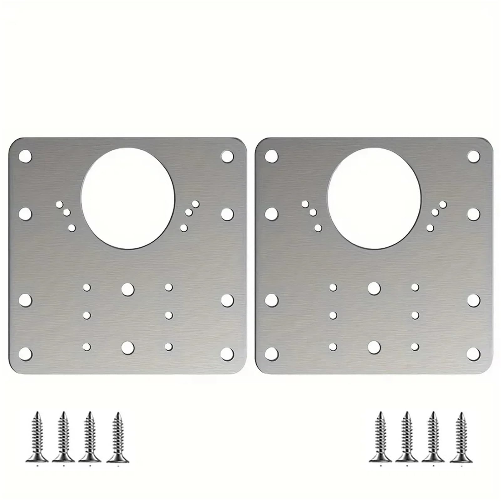 Kdhcvkz 1 Set 2/4Pcs Stainless Steel Door Hinges Cabinet Door Hinges(1 Set)