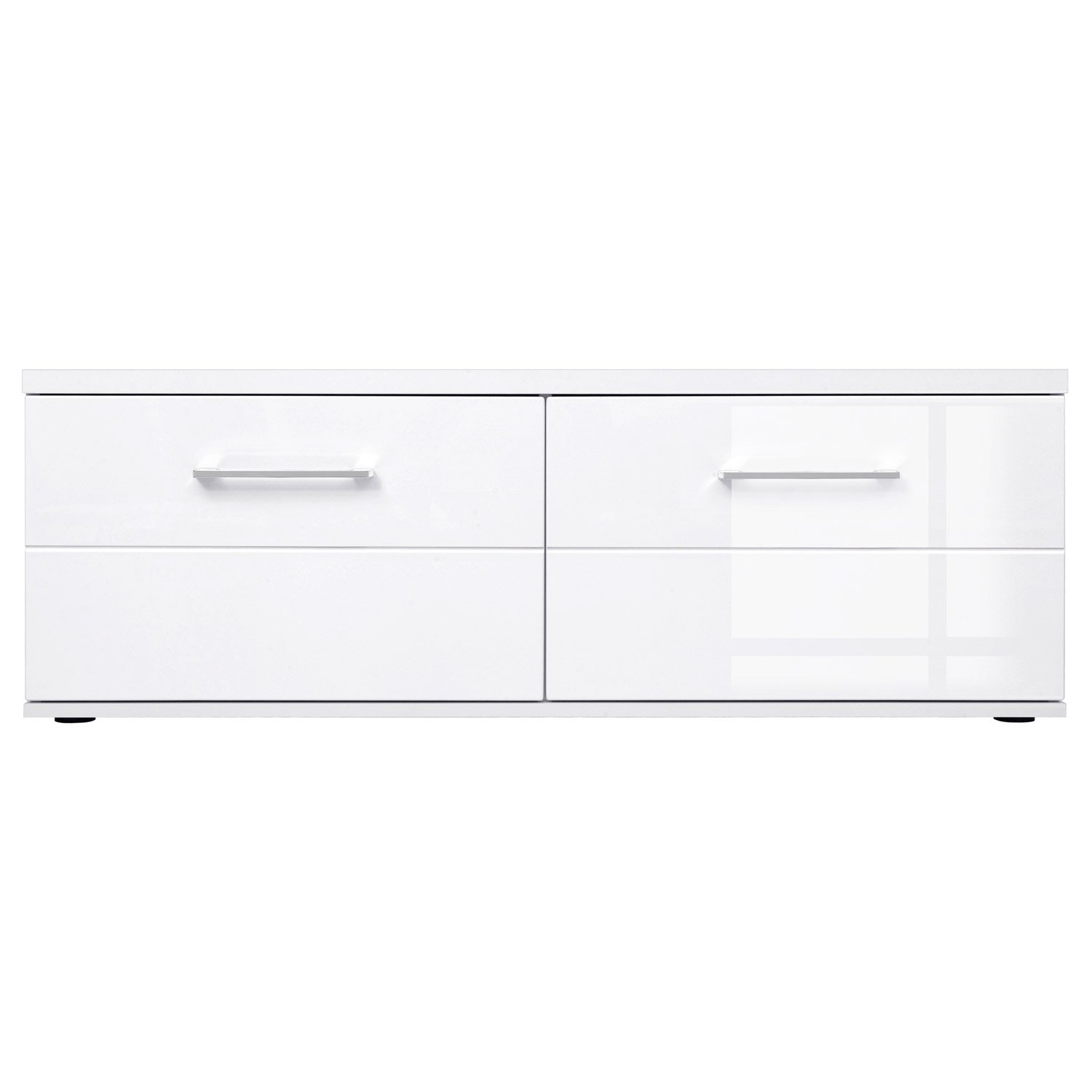 Avila 2-Drawer Tv Stand, High Gloss White