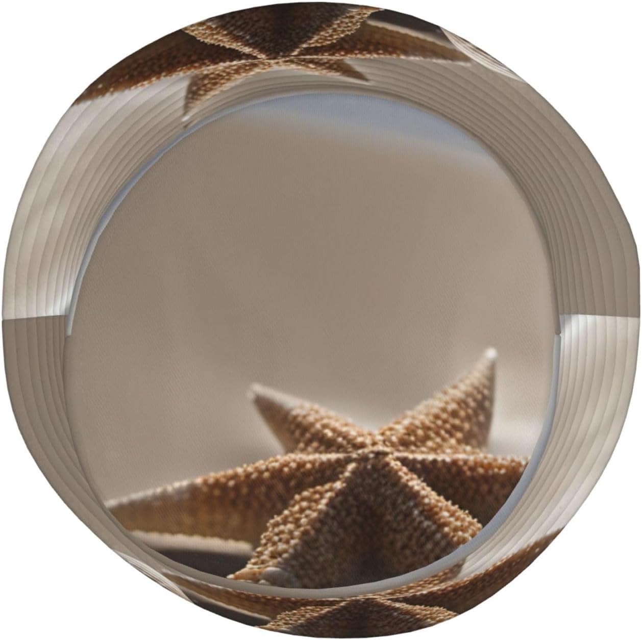 Starfish Seashell Sandy Beach Print Sun Hat Outdoor Fisherman Cap Summer Bucket Hat Beach for Men Women Black