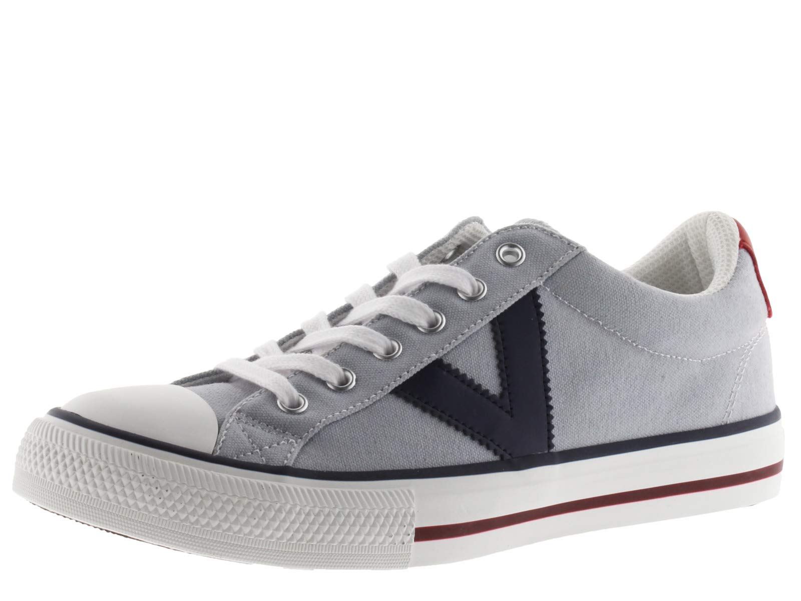 Victoria Tribu Lona Contraste, Basket Unisex, Gris, 39 EU