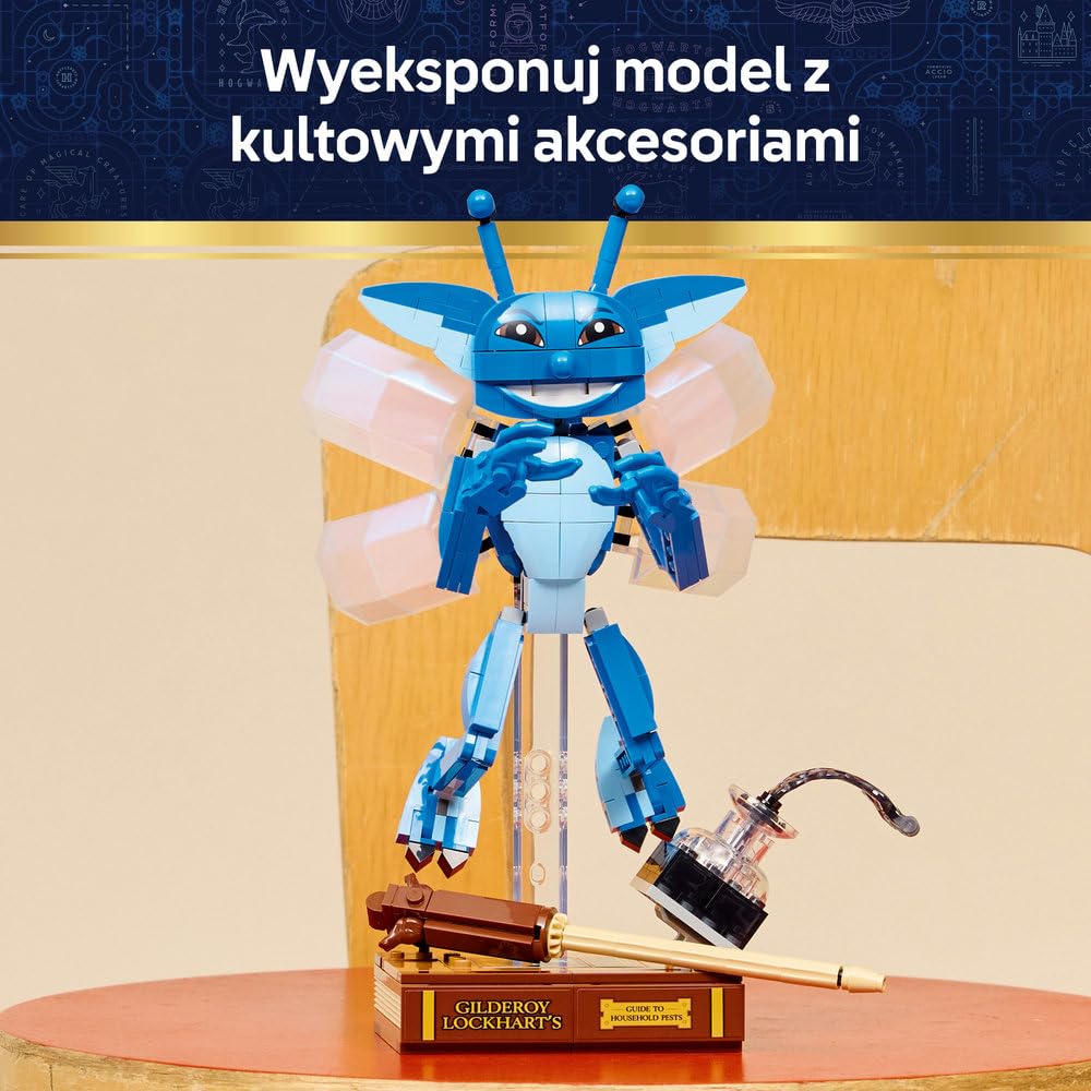 LEGO Harry Potter Chochlik kornwalijski, ruchoma figurka do zbudowania, zabawka dla dzieci i pomysł na prezent dla dziewczynek i chłopców wieku od 8 lat, dekoracja do pokoju dziecięcego 76461