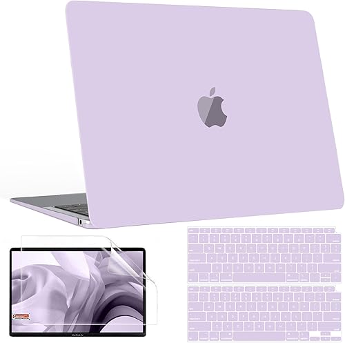 Miniatura 22 de B BELK Funda rígida compatible con MacBook Air de 13 pulgadas 2021 2020-2018 versión A2337 A2179 A1932, carcasa rígida para MacBook Air M1 de 13.3