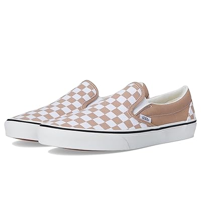 Vans Classic Slip On Checkerboard Skate Shoes Color Theory Checkerboard Warm Taupe