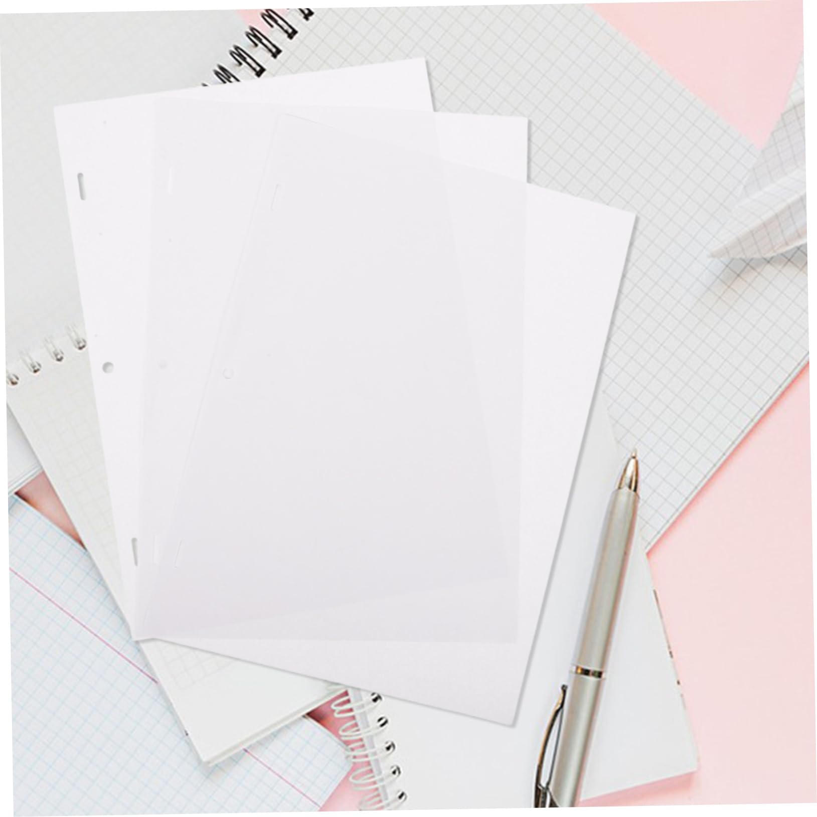 VILLFUL de Papier D'animation en Papier Épais Blanc Ramette de 200 Feuilles Facile à Écrire et Développer les Compétences Manuelles des Étudiants pour Arts et Crafts