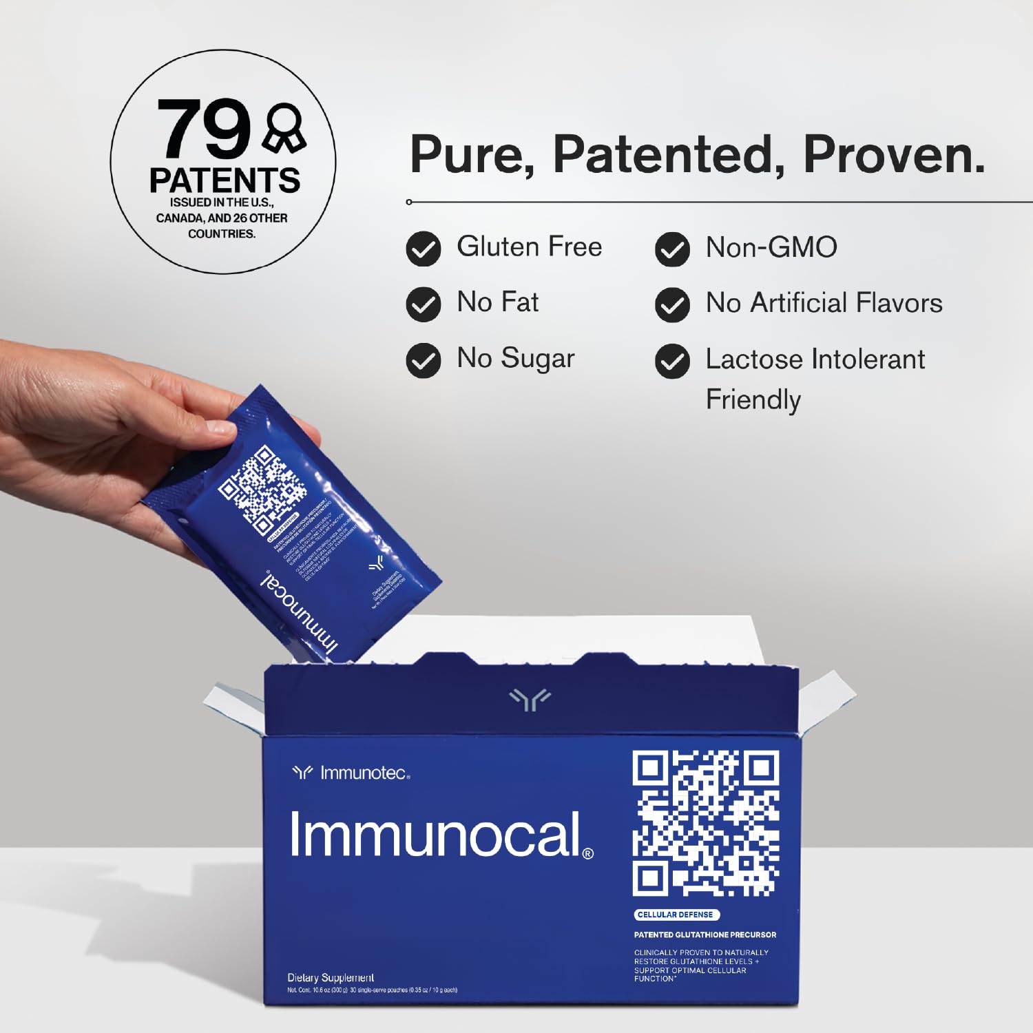 Immunocal Glutathione Precursor – Supports Natural Glutathione Production – Immune & Antioxidant Support, Cellular Health – Sugar-Free, Lactose-Free – 30 Servings — Amazon image 3