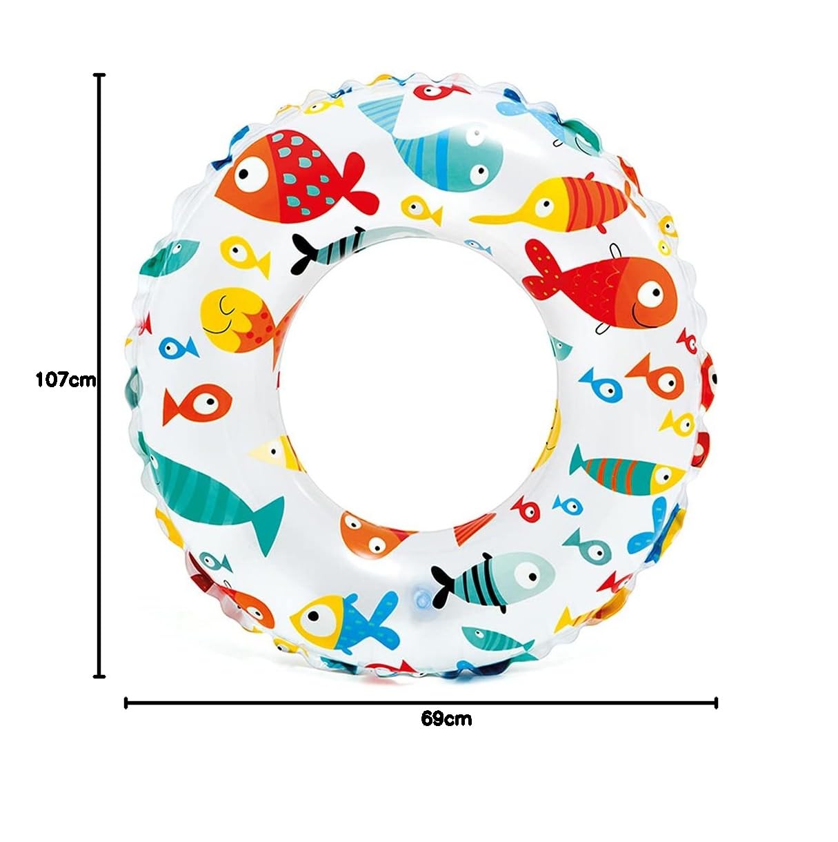 Intex - Rurka do pływania, żywy nadruk, 51 cm (różne wzory)