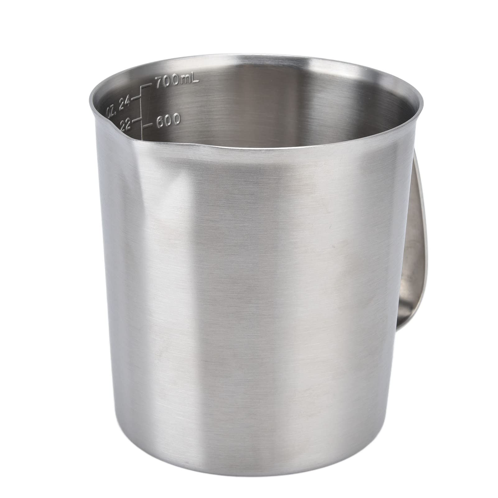 Jarra medidora de acero inoxidable de 700ml para cocina bar y repostería