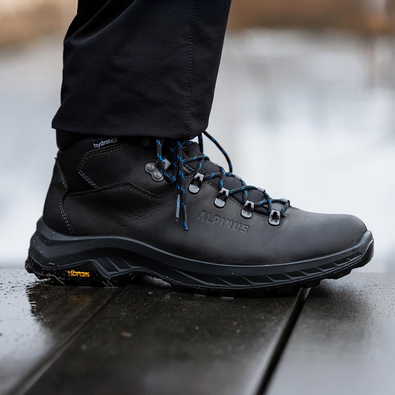 Alpinus - Buty Trekkingowe Męskie Gazej, Buty Turystyczne, Górskie, Hikingowe, antracytowe GR11746