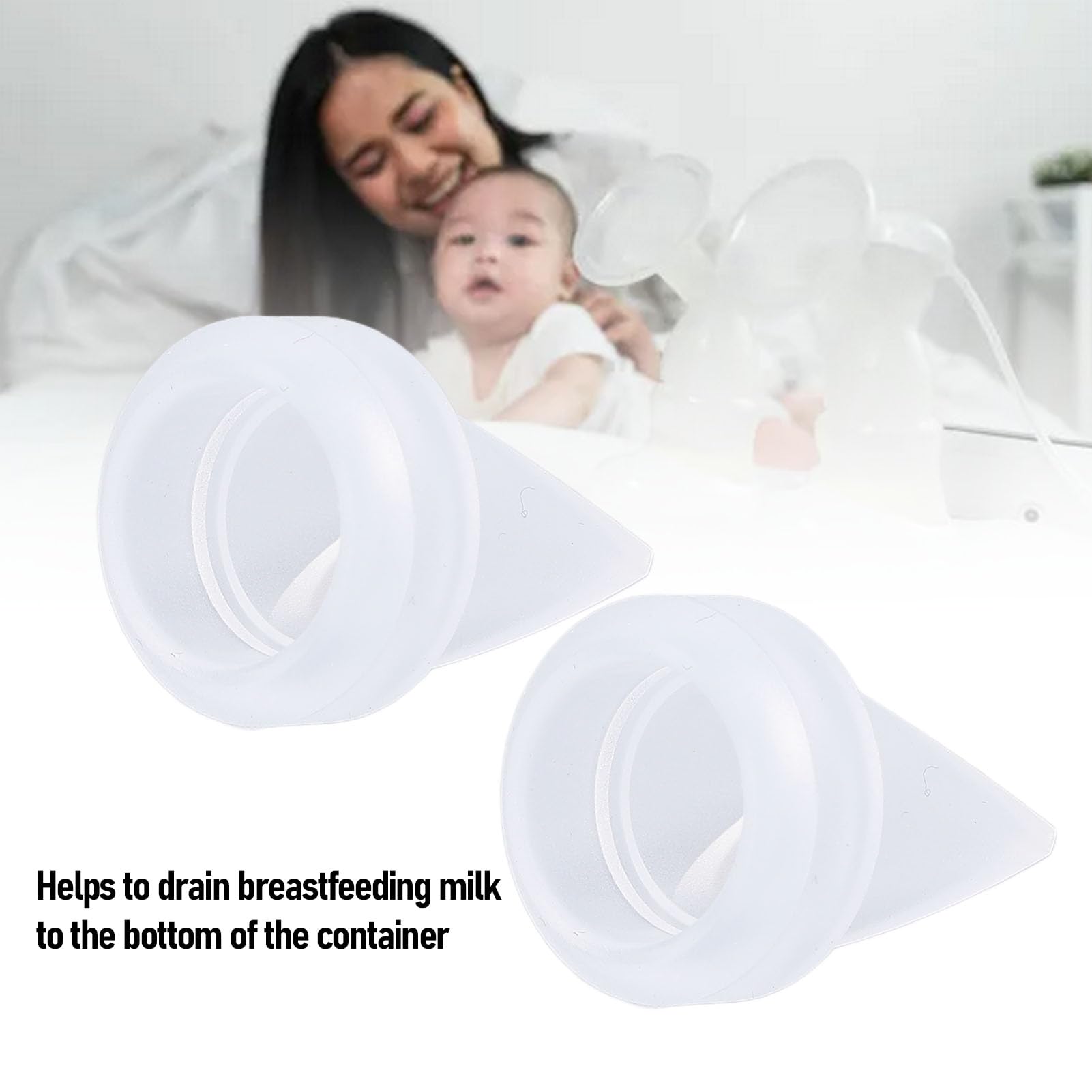 8pcs Duckbill Valves Replacement for V2 V1 Breastfeeding Pump, Soft Silicone Valve for Hygienic Milk Collection, Duckbill Valve Leak Proof, Seamless Design