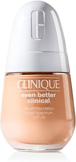 Clinique Even Better Clinical Serum Full Coverage Hydrating Foundation Broad Spectrum SPF 25 With Vitamin C, Salicylic Acid + Hyaluronic Acid For Oily Skin Types
