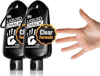 Clear Liquid Chalk, Dry Hands Non Sticky Grip Enhancer, Transparent Anti-Slip Solution for Gymnastics Cheerleading Pole Dancing Tennis Golf Pickleball Badminton and All Sports.