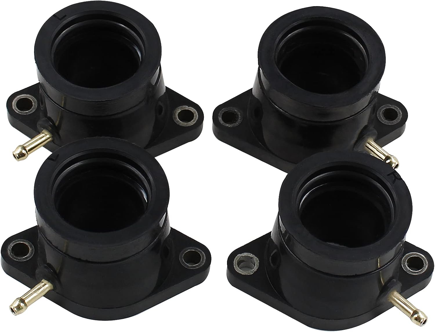 Road Passion Motorcycle Carburetor Carb Intake Manifold Boots Joint 5G2-13586-02-00 5G2-13596-01-00 Replacement for Yamaha XJ650 Maxim 1981 1982 1983/ XJ750 Seca 1981 1982 1983/ Maxim 750 1982 1983