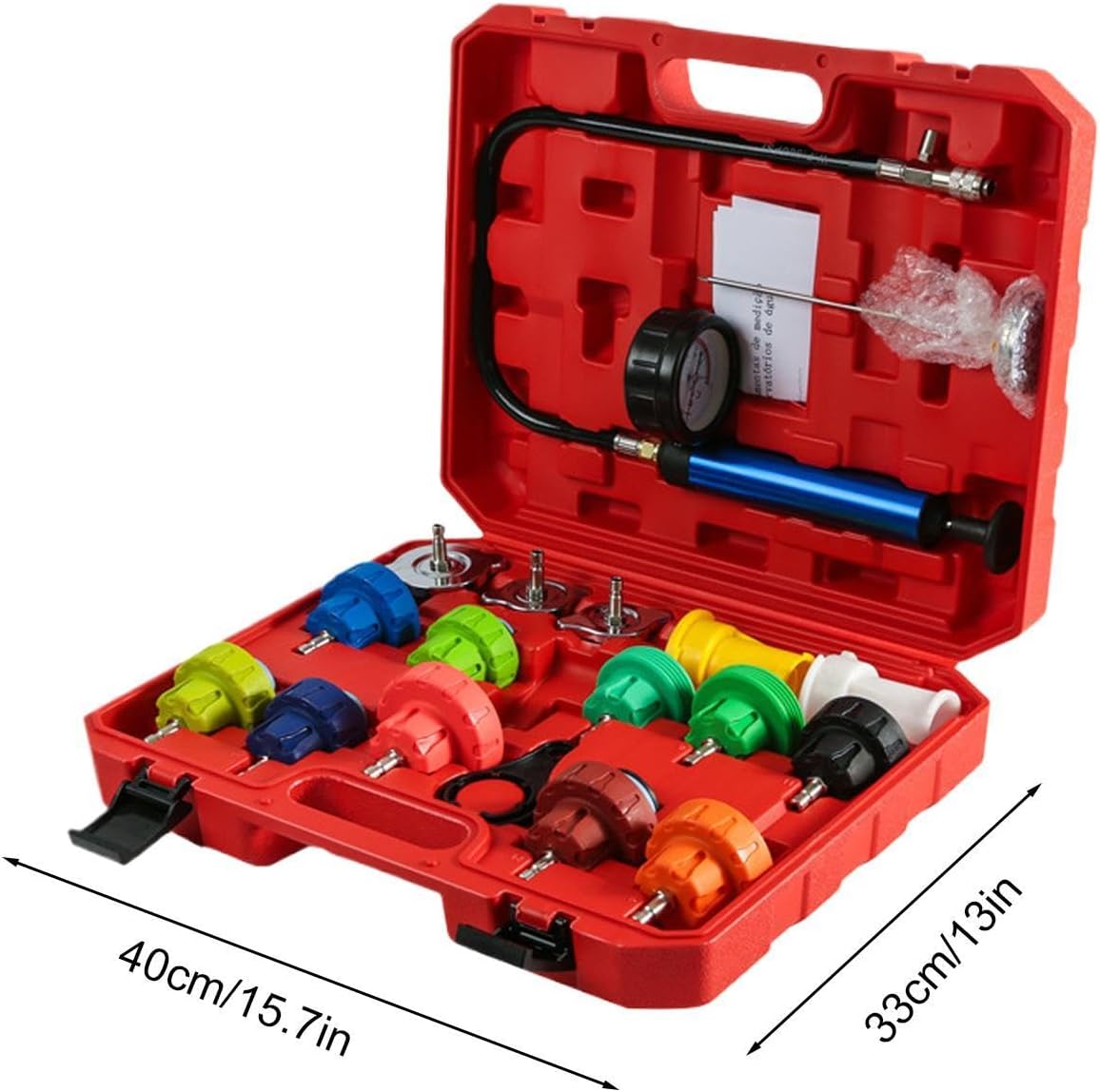 Pro Coolant Seal Gauge, High Pressure Leak Detector, Vacuum Refill Analyzer System, Heavy Duty Hydraulic Cooling Tester Pro, Precision Radiator Check Device Industrial, Automotive Service Equipment