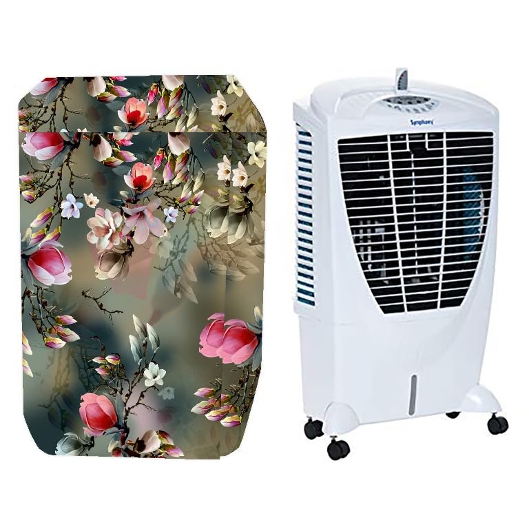 Image of Cooler Cover Compatible for Symphony Winter 56-litres Desert Air Cooler Waterproof, Dustproof, Size(LXBXH) 46.49X66.04X109.85 Cm, Green.