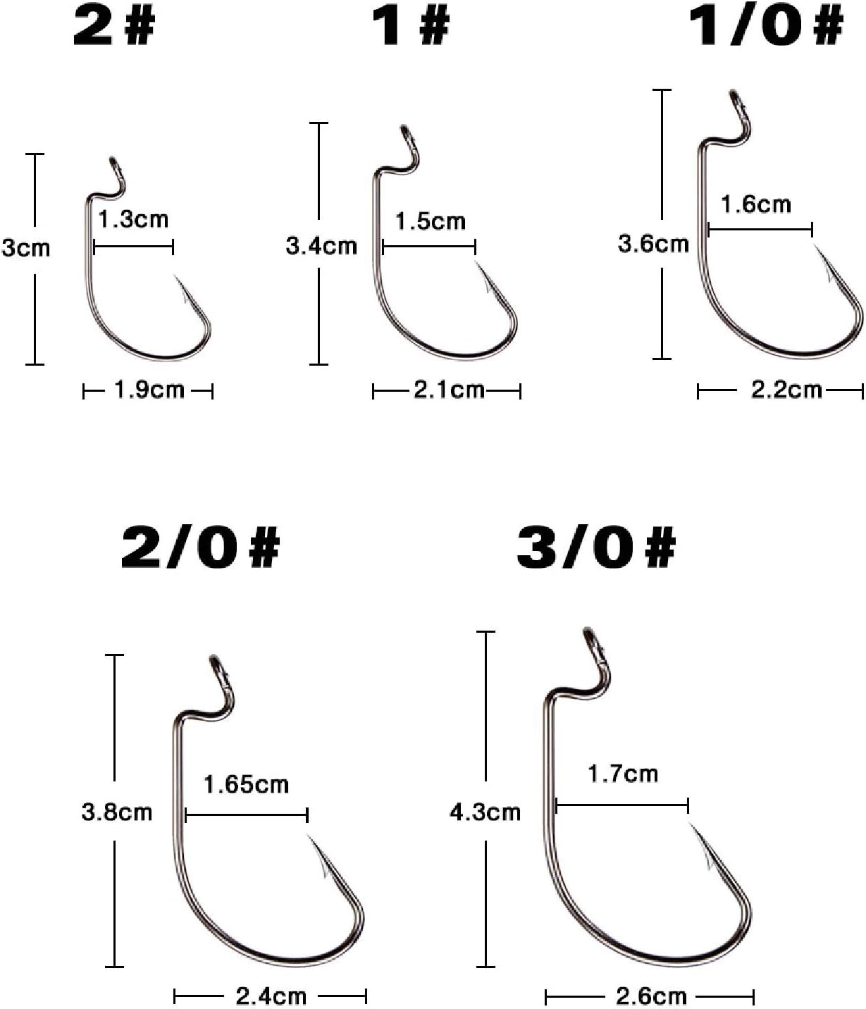 Meoly 100個パック 超強力 0 サイズ 高炭素鋼 1 釣り針 餌 フック ルアー ジグ釣り針 Meoly 100個パック 超強力 0 サイズ 高炭素鋼 1 釣り針 餌 フック ルアー ジグ釣り針