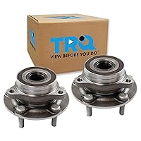 Vista 193 de TRQ Juego de 2 rodamientos de rueda trasera y conjunto de cubo con sensor ABS compatible con Ford Transit Connect 2014-2018