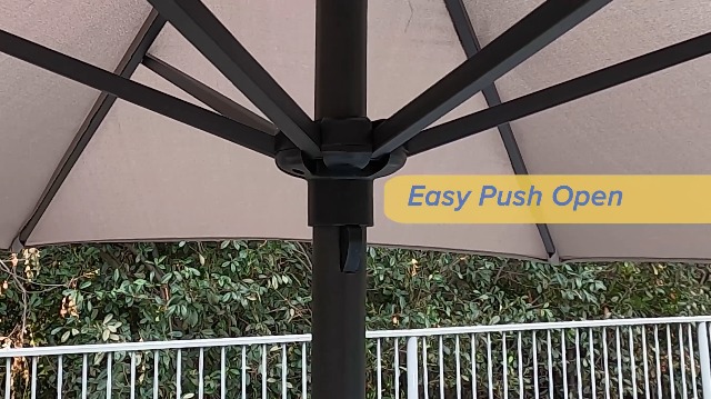 7.5 ft steel market patio umbrella in trellis chili Amazon.com : Sunline 7.5 ft Push Open, Push Tilt, Steel Pole and Steel Ribs Market  Patio Umbrella (Antique Beige) : Patio, Lawn & Garden
