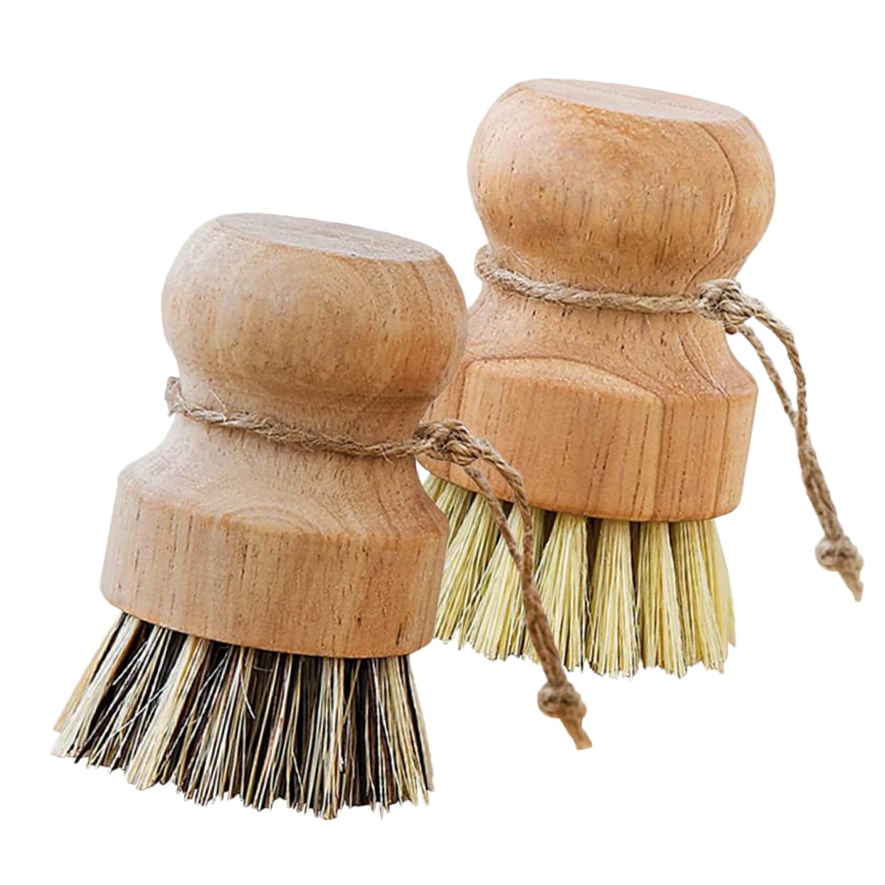 Amosfun 5 Juegos Juego De Cepillos para Platos De Cocina Cepillo para Platos Cacerola Dish Brush Cepillos Limpiar Azulejos Fregar Cepillo para Lavar con Mango De Madera 4 Uds * 5