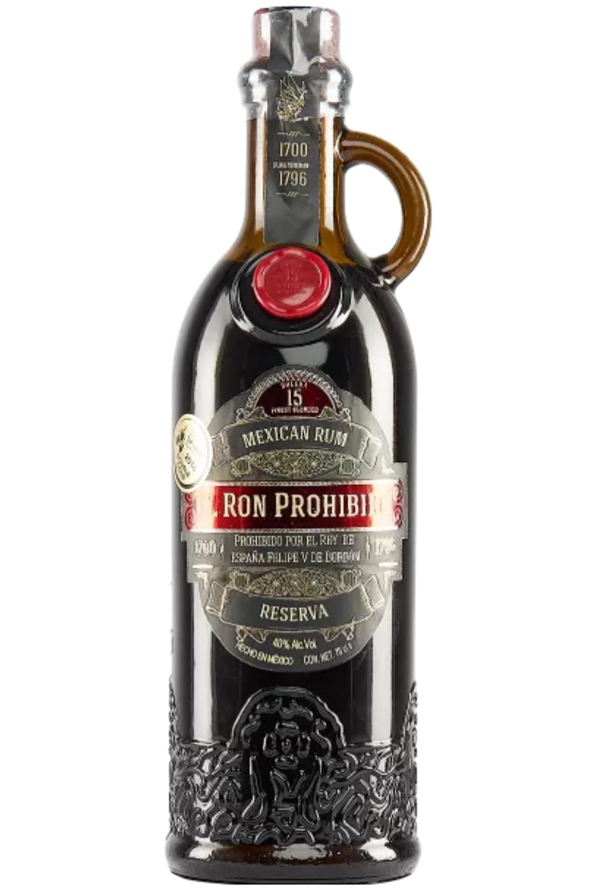 El Ron Prohibido Rum Reserva 15 | Premium Rum |Im 15-Jahre-Solera-Verfahren hergestellt | Abgerundet mit Rosinenwein | Langer, weicher Abgang |40% Vol. | 700ML