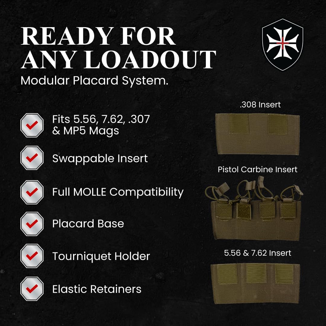 Modular Tactical Vest – 1000D Nylon, Quick Release, MOLLE, Adjustable | Training Airsoft, & Fitness Vest