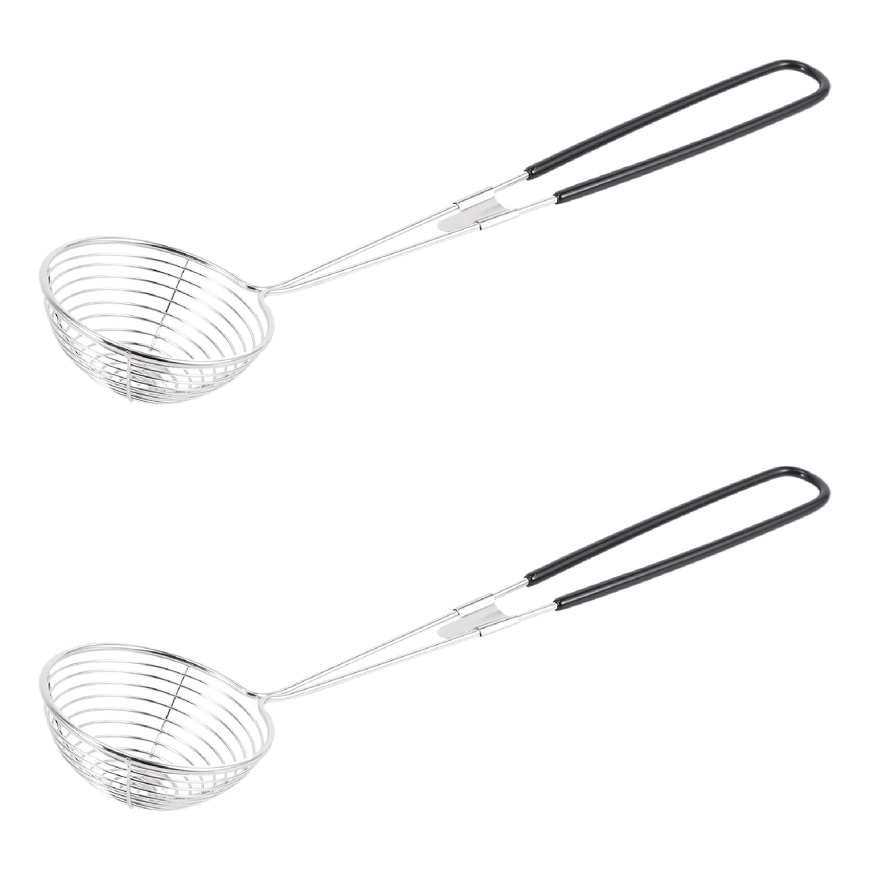 Hndhbfgrt 12X Hot Pot Strainer Scoops Stainless Steel Hot Pot Strainer Spoons Mesh Skimmer Spoon Asian Strainer Ladle with Handle