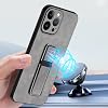 Funda Magnética para Xiaomi 17Pro Max/17/17Pro, Protección contra Caídas con Soporte, Cubierta Esmerilada Anti-Amarillamiento, Negro, 17 3