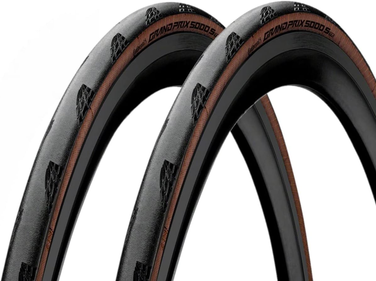 Continental Grand Prix 5000 S TR Tubeless Road Bike Tire 700x30 - Lighter, Faster, Stronger with ACT, BlackChili & Vectran