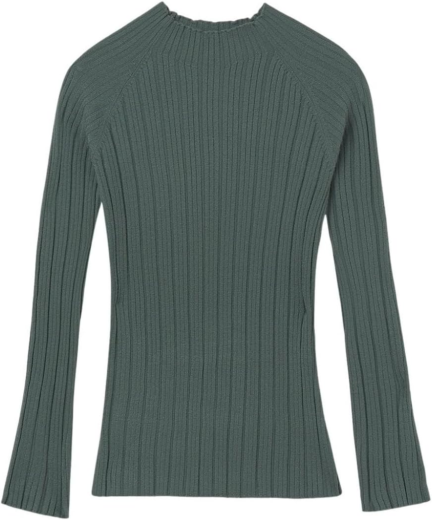 Mayoral Knit Mockneck for Girls Eucalyptus