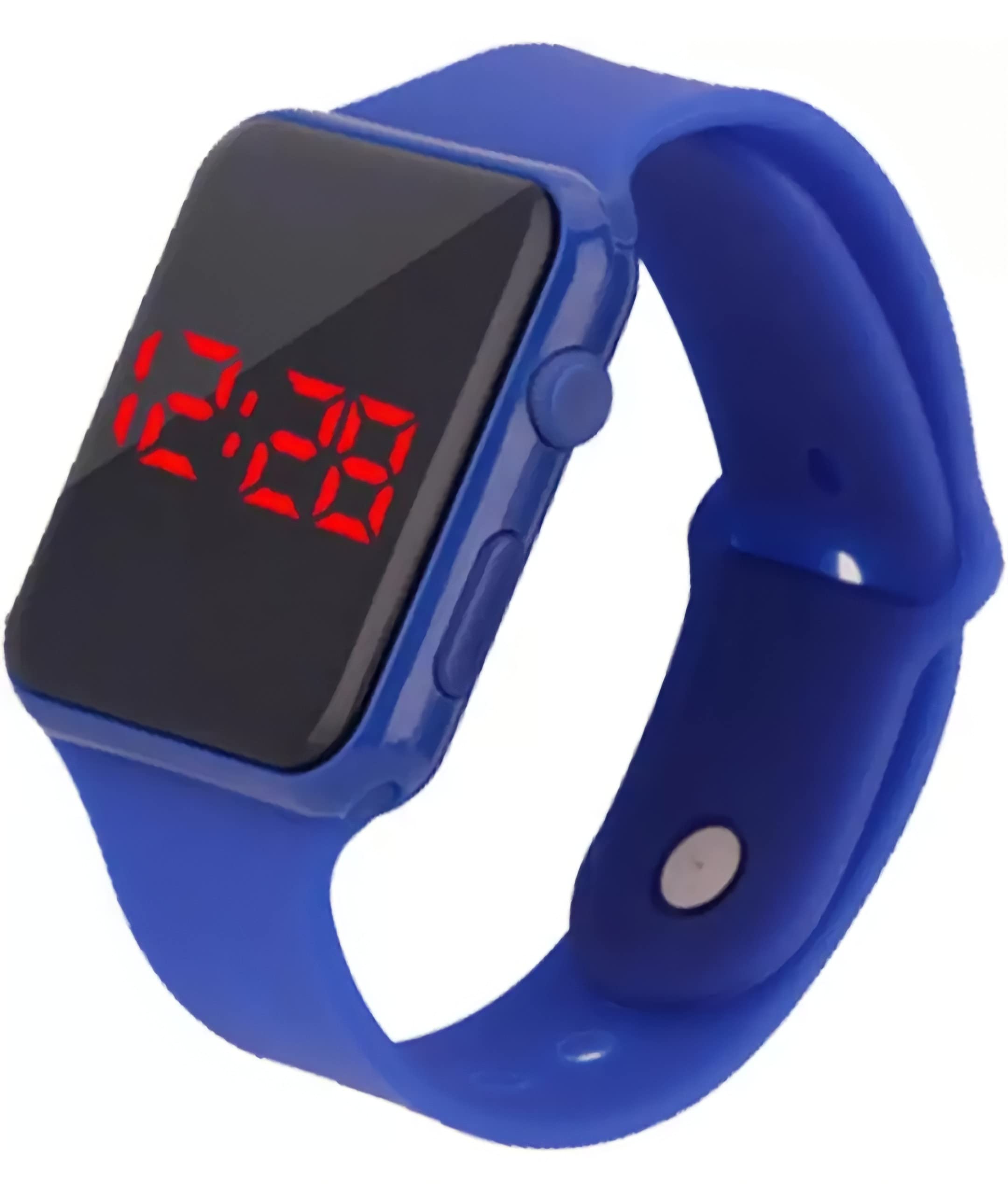 Zaha New Generation Digital Square Blue Dial Day Date Calendar Red LED Watch for Boys, Girls & Kids (B0B8574FCZ) Amazon Price History, Amazon Price Tracker