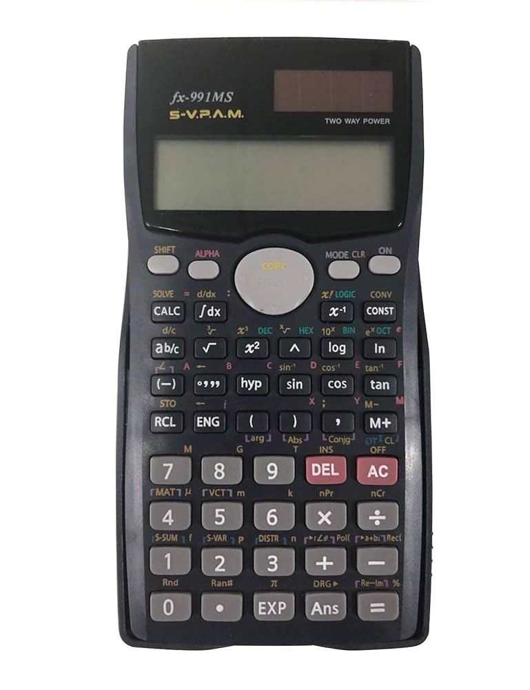関数電卓です！ Amazon.co.jp: CTIFREE 関数電卓 FX-991MS カレッジ 中学校 数学