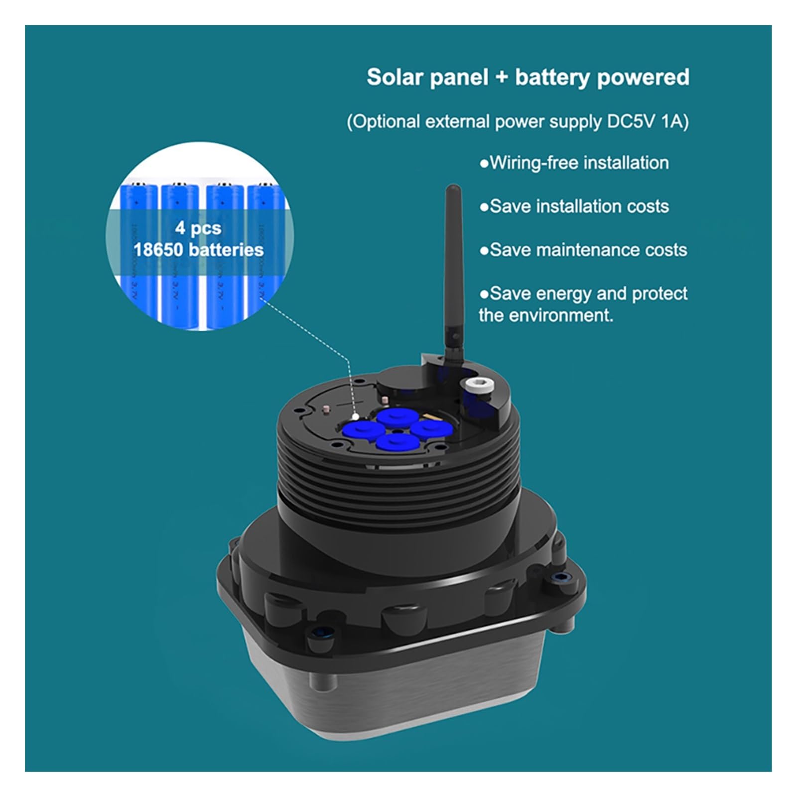 Système d'irrigation solaire intelligent 4G, synchronisation d'arrosage, contrôleur de Valve d'arrosage de jardin agricole, Valve de contrôle d'irrigation goutte à goutte ( Size : DN32 , Color : With