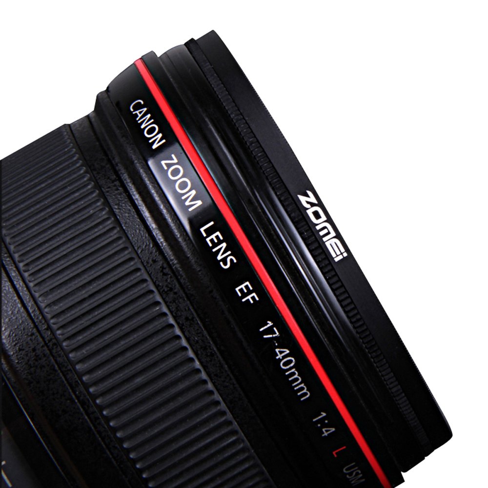 Filtre Gris Gradué Zomei 77 Mm – Ultra-fin, Cadre Aluminium 1,35mm, Résine Optique, Pour Paysages Et Vidéo