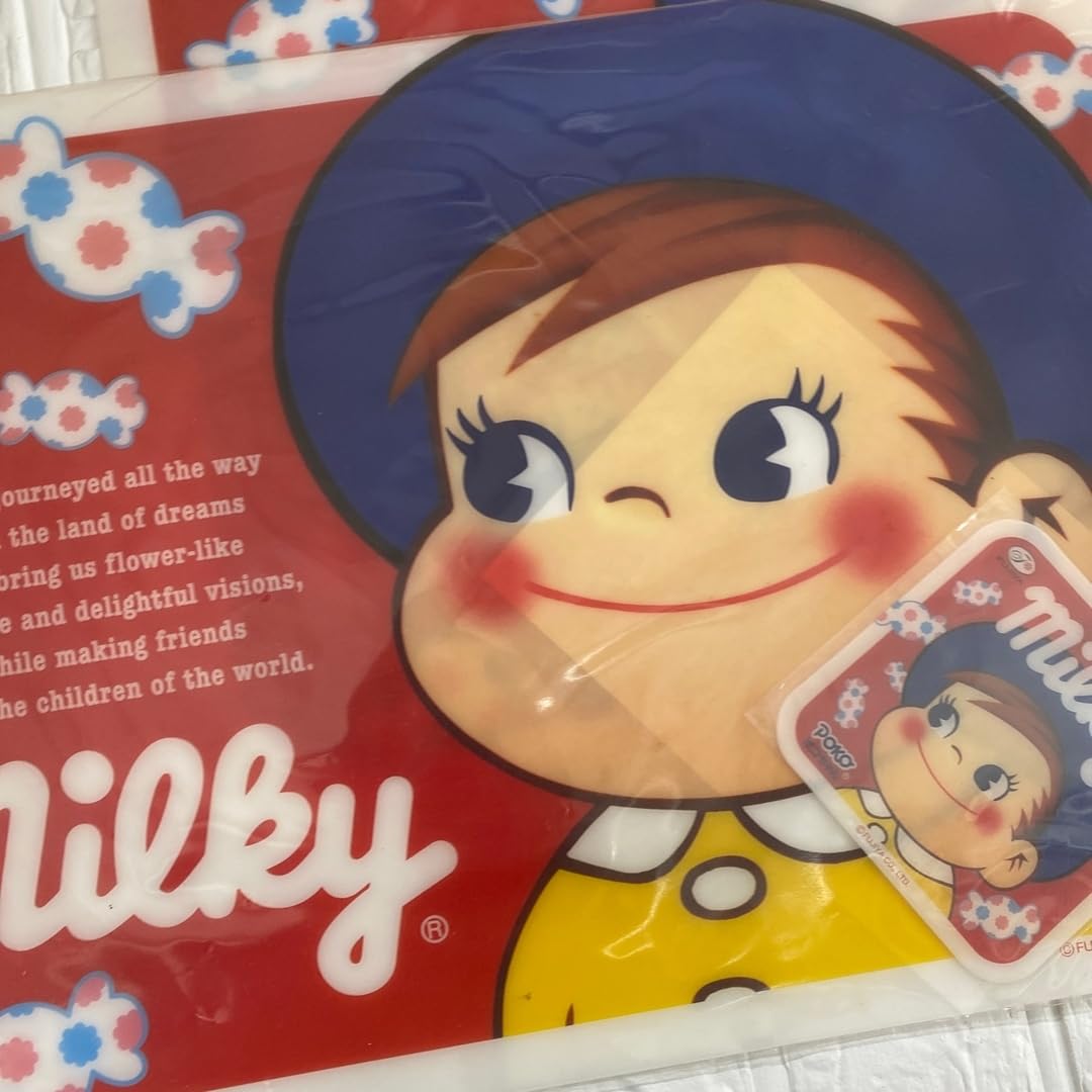 Amazon｜不二家 ペコちゃん ポコちゃん milky ランチョンマット