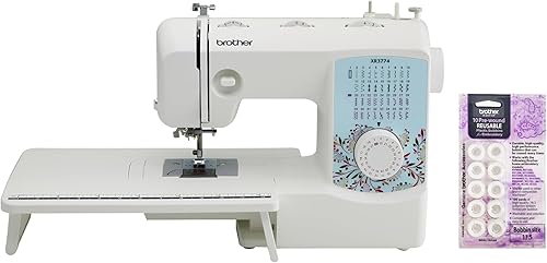 Miniatura 21 de Máquina de coser y bordado con todas las funciones Brother XR3774 con 37 puntos, 8 pies de costura, tabla ancha y DVD instructivo