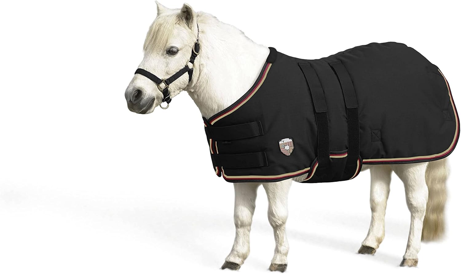 Kensington Mini All Around HD 1200D 180g Medium Turnout Blanket, Black, Size: Medium