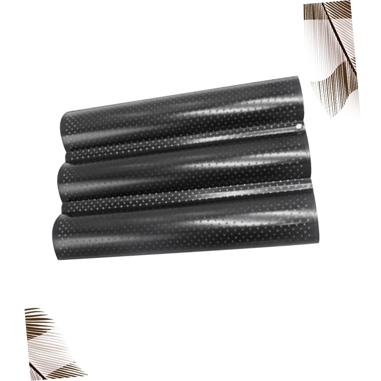Alipis Baguette Backform Wellenmuster Mittelgroß Backblech Schwarz Antihaft Beschichtet Für Französisches Brot Backen Zuhause Und Bäckerei
