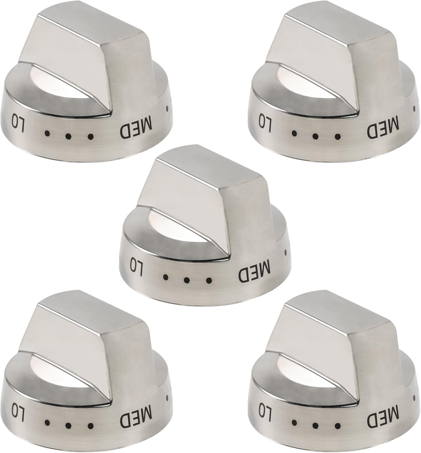 Upgraded DG94-0316A Burner Knob for Samsung Stove(5PCS),Replace DG94-0316B DG94-0316C DG94-0316D, Compatible with NX58K9850SG/AA-00/01/02/03,NX58K9850SS/AA-00/01/02/03