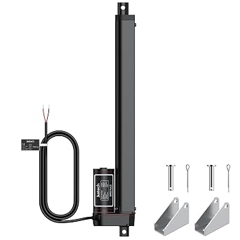 Justech Heavy Duty Linear Actuator Motor 1000N 12in IP65 Waterproof 12V