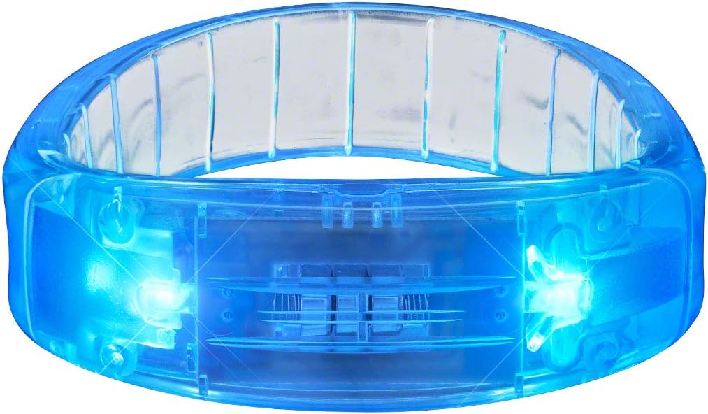 FlashingBlinkyLightsBlue Fashion LED Light Up Bracelet