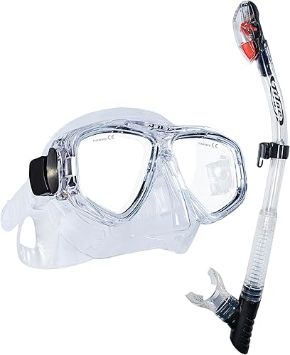 Tilos Máscara de fantasía con juego de esnórquel seco Ari