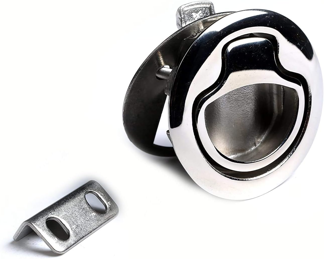 Mxeol Marine Slam Latch Boat Flush Pull Latch 2" Stainless