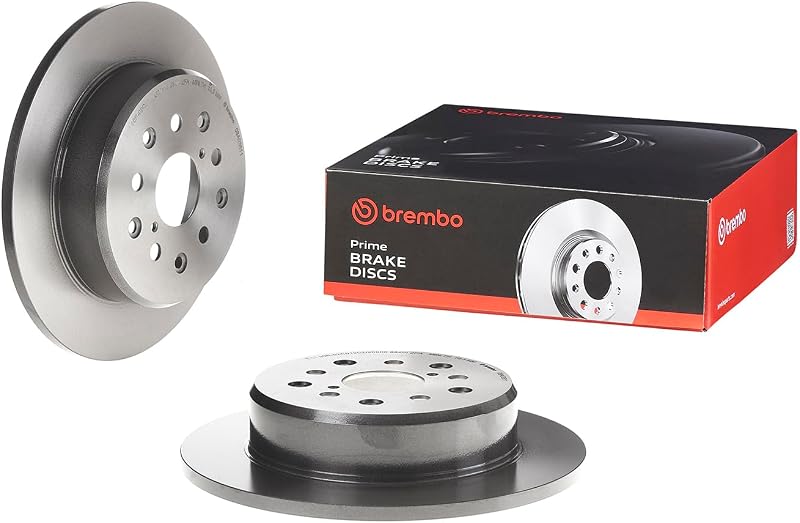Brembo 08.A038.11 Rotor de freno trasero sólido con recubrimiento UV LEXUS/TOYOTA OE# 4243153011