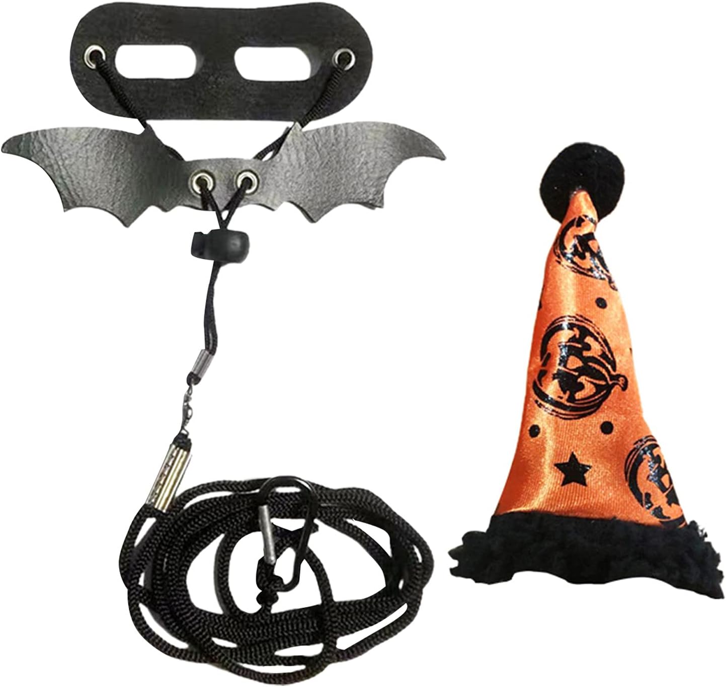 1 Set Towing Rope Christmas Hat Climbing Pet Outing Wings Leashing Lizard Rope Walking Set Bearded Dragon Harness Adjustable Traction…