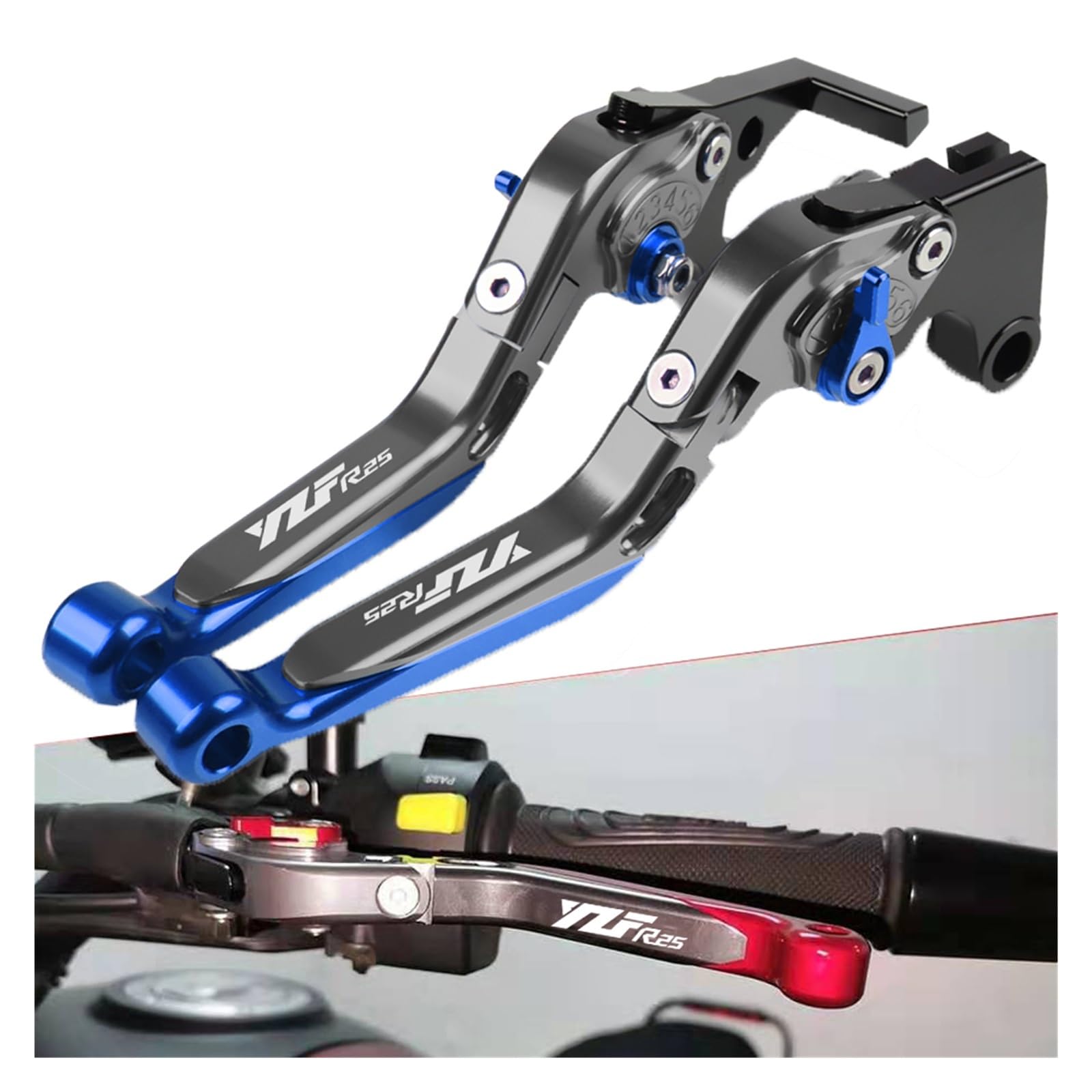 JYHMT、オートバイ拡張可能なブレーキクラッチレバーオートバイアクセサリーヤマハ用FZ600 1987-1989、FZ600 19 YZF-R25(～2021) - バイク用品・バイクパーツ | ヤマハ発動機グループ ワイズギア
