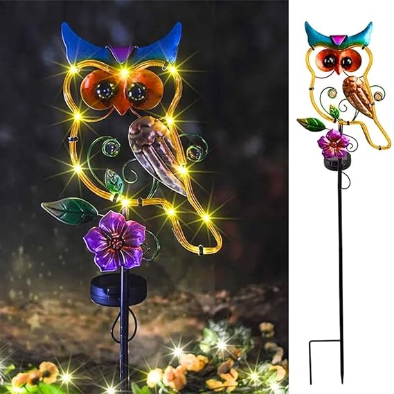 Owl Decorative Solar Light Garden Decor