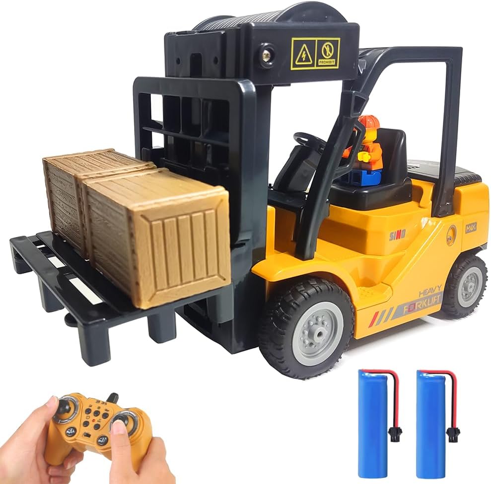 11 Channel Remote Control Forklift Toy Sprayable RC