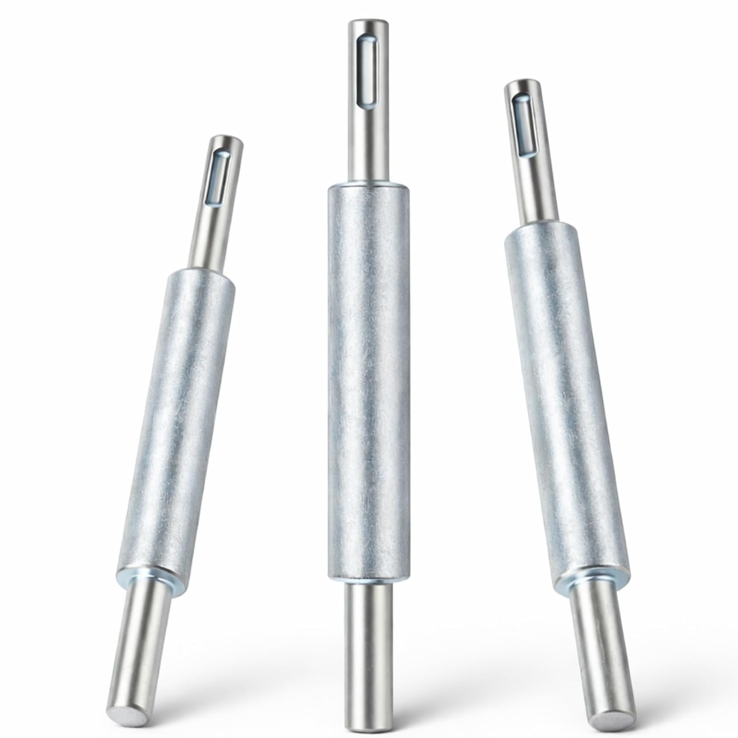 SDS Plus Drop-in Anchor Setting Tool, 1/4 3/8 1/2 Internal Threaded Anchor Driver Pack, Zinc Plated Steel for Rotary Hammer Concrete & Masonry Installation