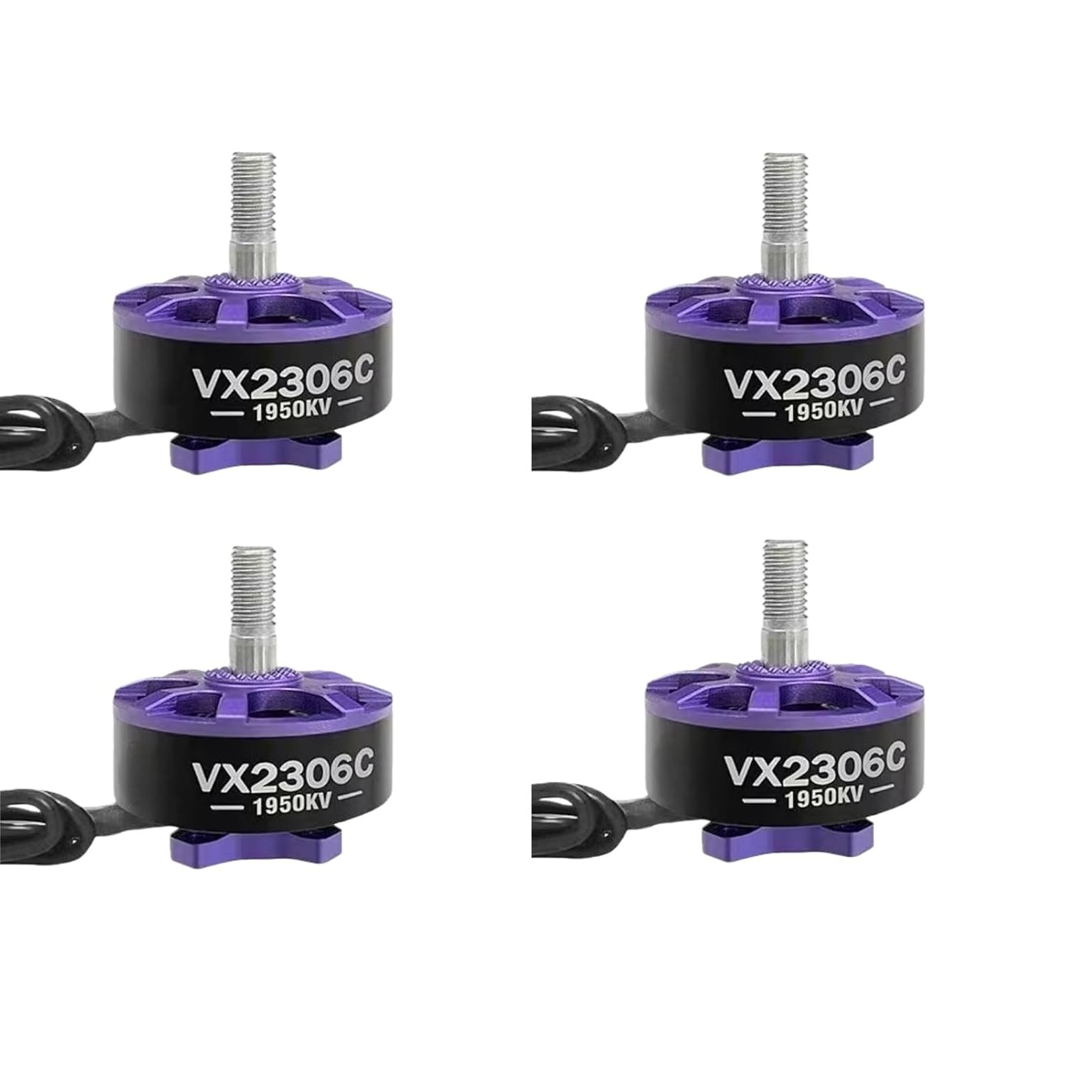 2306C 1850Kv 1950Kv Brushless Drone Motor RC, DIY Small Mini FPV Motors for 5 Inch FPV Drone Racing and Multirotor Quadcopter (1950KV (4 pcs))